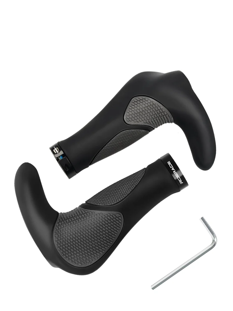 AliExpress riderace Bicycle Grips Comfy TPR Rubber MTB Cycling Ergonomic Soft Lock Mountain Bike Handlebar Casing Sheath Shock Absorption Hand Grips