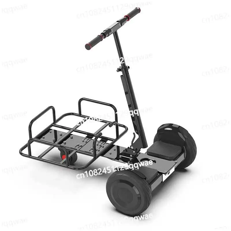 Tricycle stall trolley light food delivery scooter foldable pole stall car