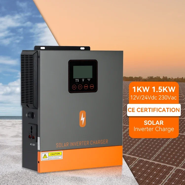 PowMr 1KW 12V 1.5KW 24V All in one Solar Charger Inverter 20-150V 40A Pure Sine Wave Off grid Solar Inverter