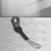 10mm Ratchet Spanner Portable Wrench Metal Racing Keychain Key Chain Ring Keyring Adjustable Wrench Tools Tool