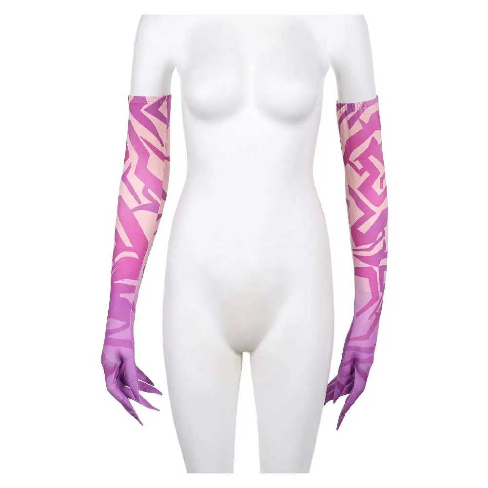 قفازات نسائية رومي التأثيرية أكمام أذرع تبريد مجموعة الشياطين للفتيات كارتون 2025 الصيادين لعب الأدوار إكسسوارات أزياء الهالوين الدعائم #2