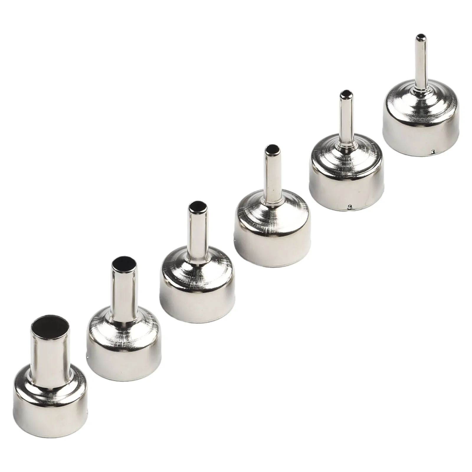 6 pz ugelli per 858D 8586 saldatura saldatura stazione ad aria calda accessori per saldatura Ferramentas Herramientas multimetro Navaja