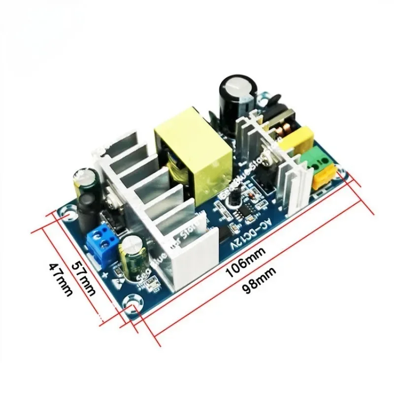220V to 12V switching power supply 8A100W high-power industrial power supply board AC220V to DC12V power supply module