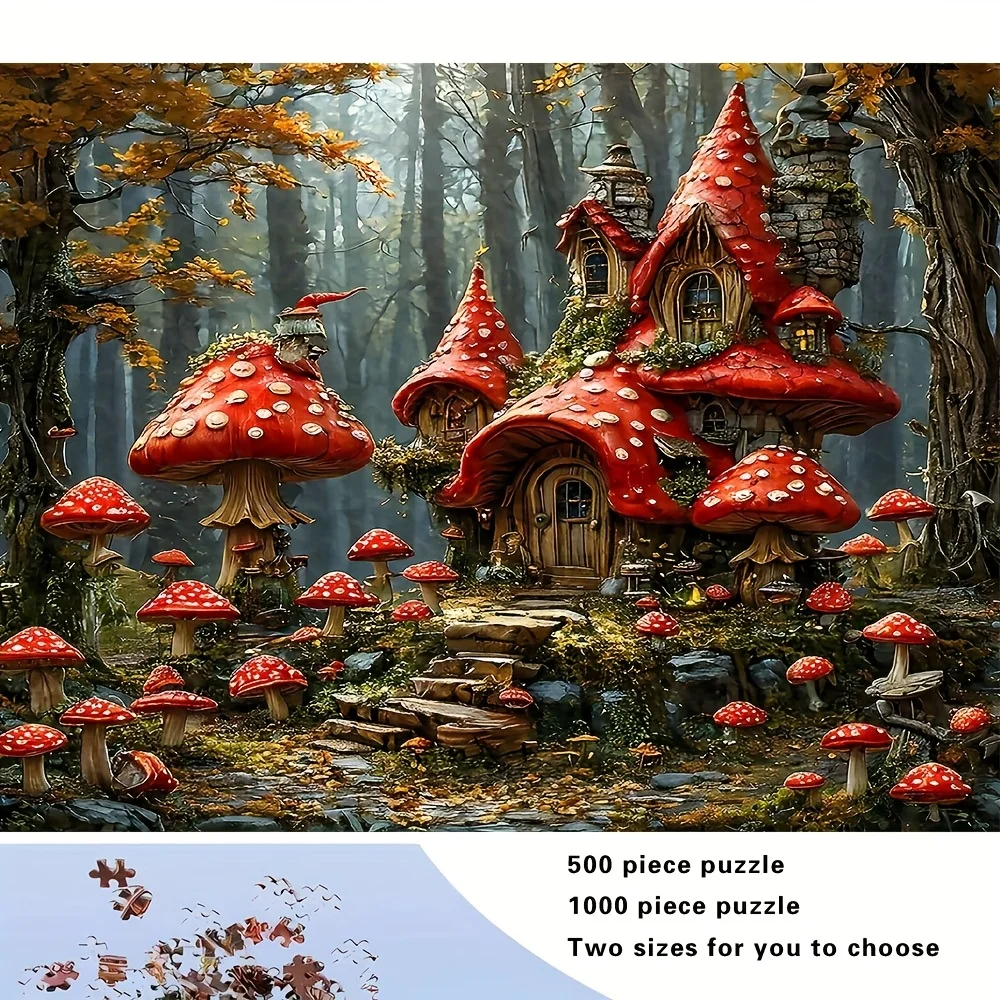 

500 из 1000 штук-головоломки для взрослых, изготовленные из высокого качества, обеспечивающие снятие стресса и наслаждайтесь семейными развлечениями, Perfe