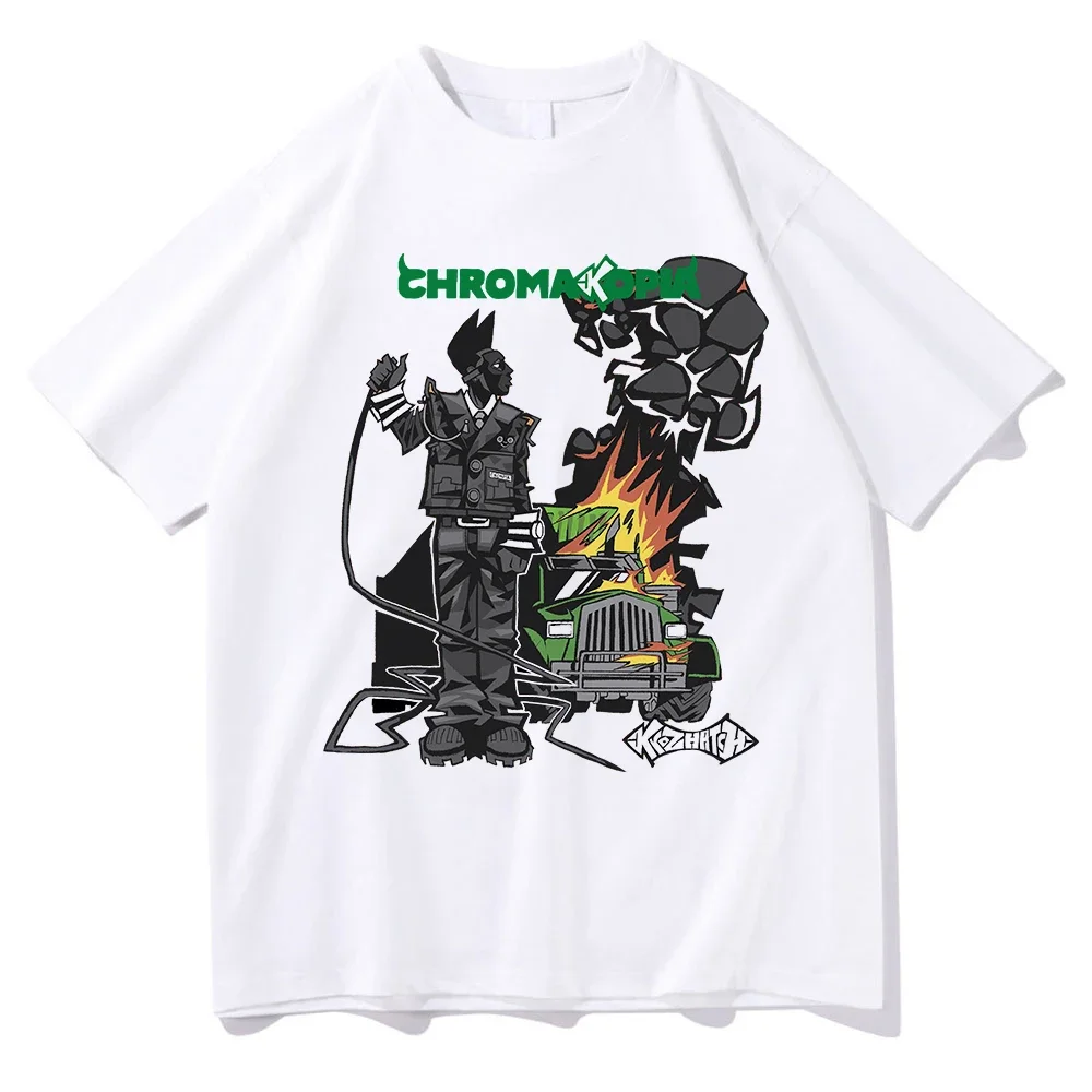 Tyler The Creator Chromakopia T Shirt Fashion Women Aesthetic Graphic T-Shirt Unisex Vintage Sand Cotton Tees Shirts