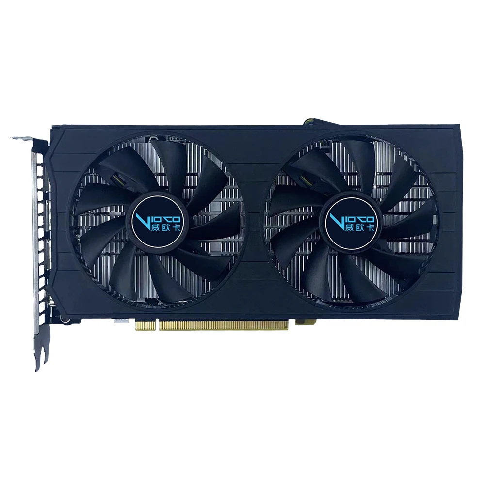 Vioco rx5500xt 8g d6 nova marca original placas gráficas de jogos 128bit gddr6 1-hdmi 3-dp gpu rx 5500xt 8gb placa de vídeo gráfico