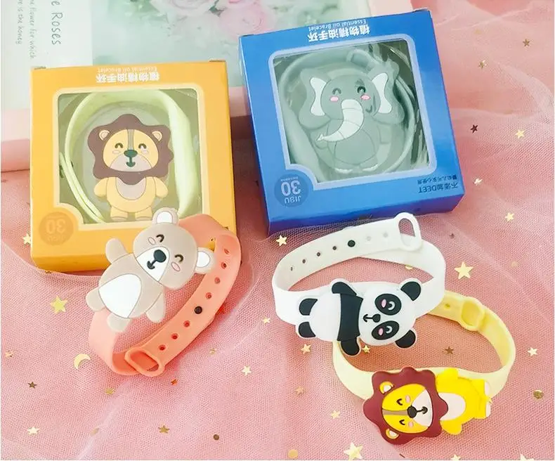 Pulseira Tridimensional Cartoon, Pequeno Animal Kawaii, 3D, Personalidade Criativa, Tendência da Moda, Presentes de Aniversário, Novo, 2Pcs