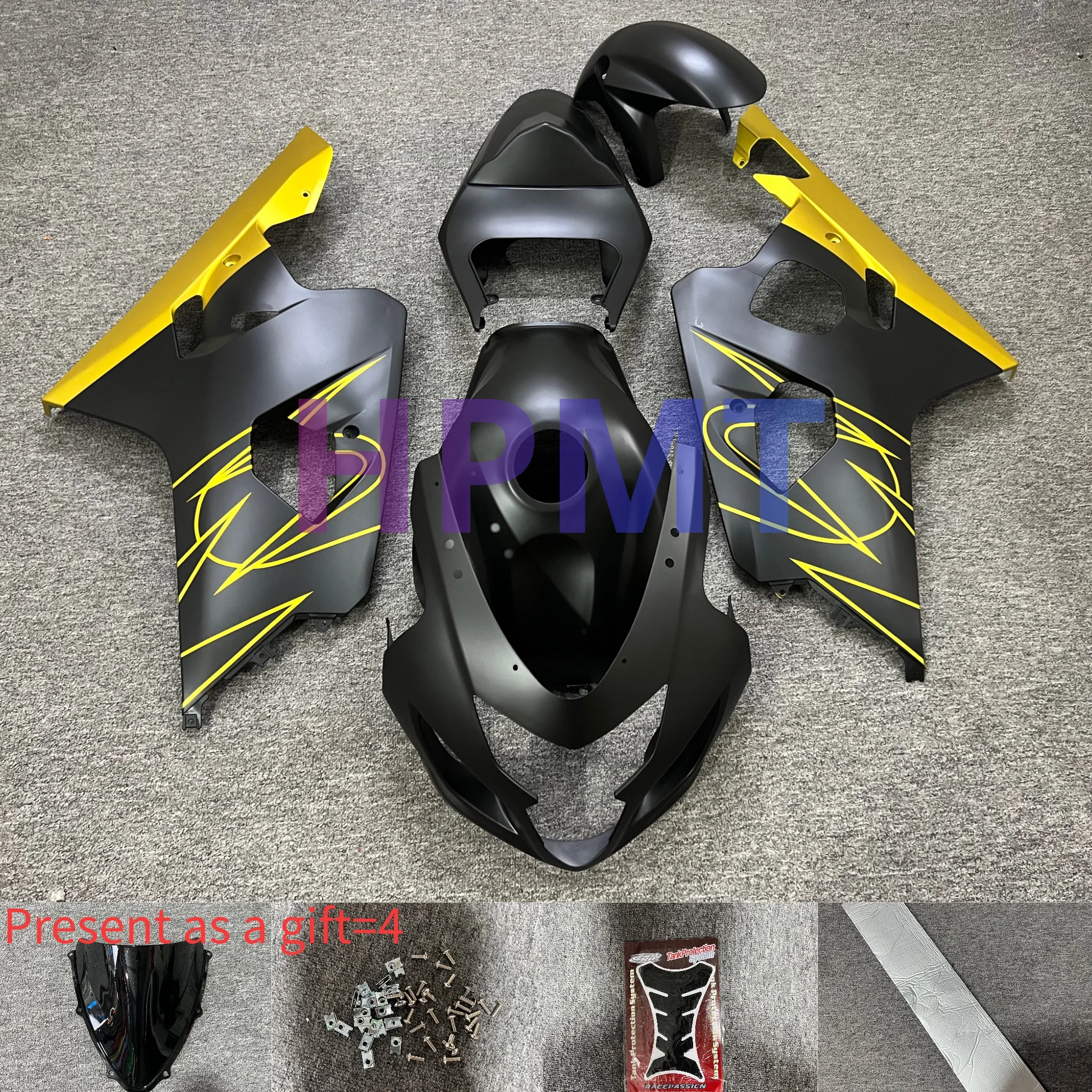 

New ABS Fairings Kit Fit For Suzuki GSX-R600 750 K4 2004-2005 GSXR600-750 2004 2005 bodywork full fairing