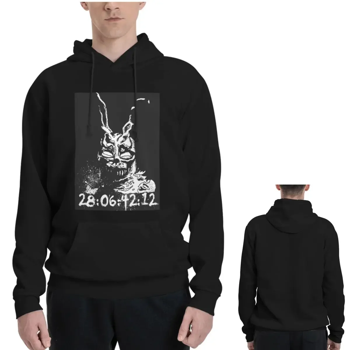 

Donnie Darko - Frank толстовки для мужчин и женщин, повседневный пуловер, толстовка в стиле Харадзюку с длинным рукавом и капюшоном, осень-зима