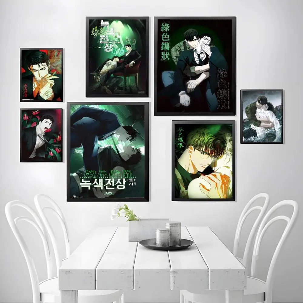 BL Manhwa U-Under the Green Light Poster Wall decals, perfect for hallways, living rooms, and home decor