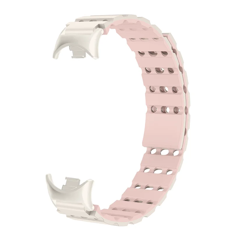 

Magnetic Watch Strap For Xiaomi Band 8 Air Hole Quick Release Sweatproof High Quality Silicone Sport Smartwatch Band Men Women