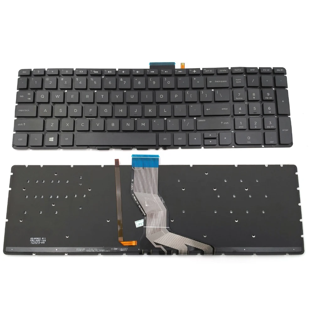 New Laptop Keyboard for HP Pavilion 15-AB065TX 15-AB065US 15-AB066TX 15-AB069TX 15-AB071NR 15-AB080TX Series US Backlit