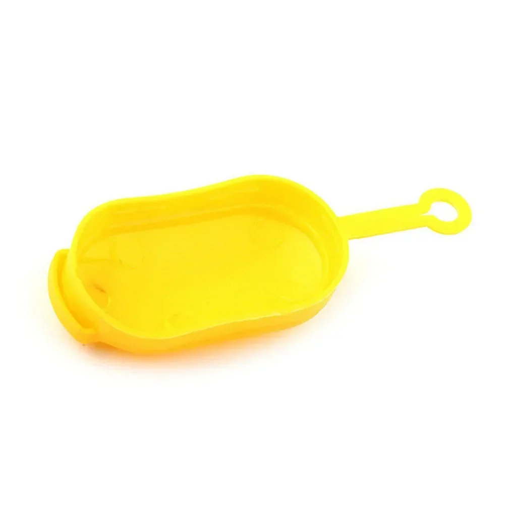 1pc Windshield Washer Cover Fluid Reservoir Cap Tank For Clio Megane Laguna Yellow Plastic Car Modification Maintenance