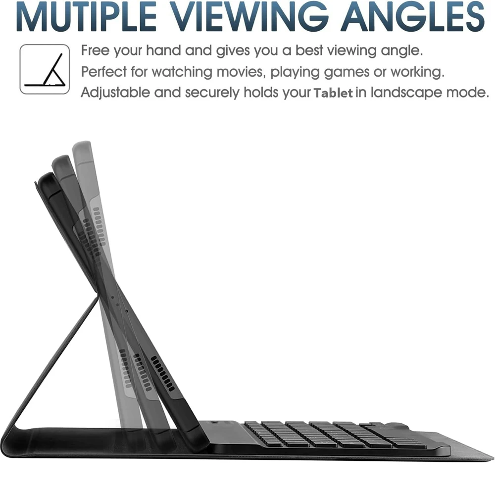 حافظة تابلت لجهاز Xiaomi Pad 6 11 بوصة، غطاء لوحة مفاتيح قابل للفصل لهاتف Xiaomi Pad 6 Pro 11 بوصة مع غطاء لوحي بفتحة قلم رصاص
