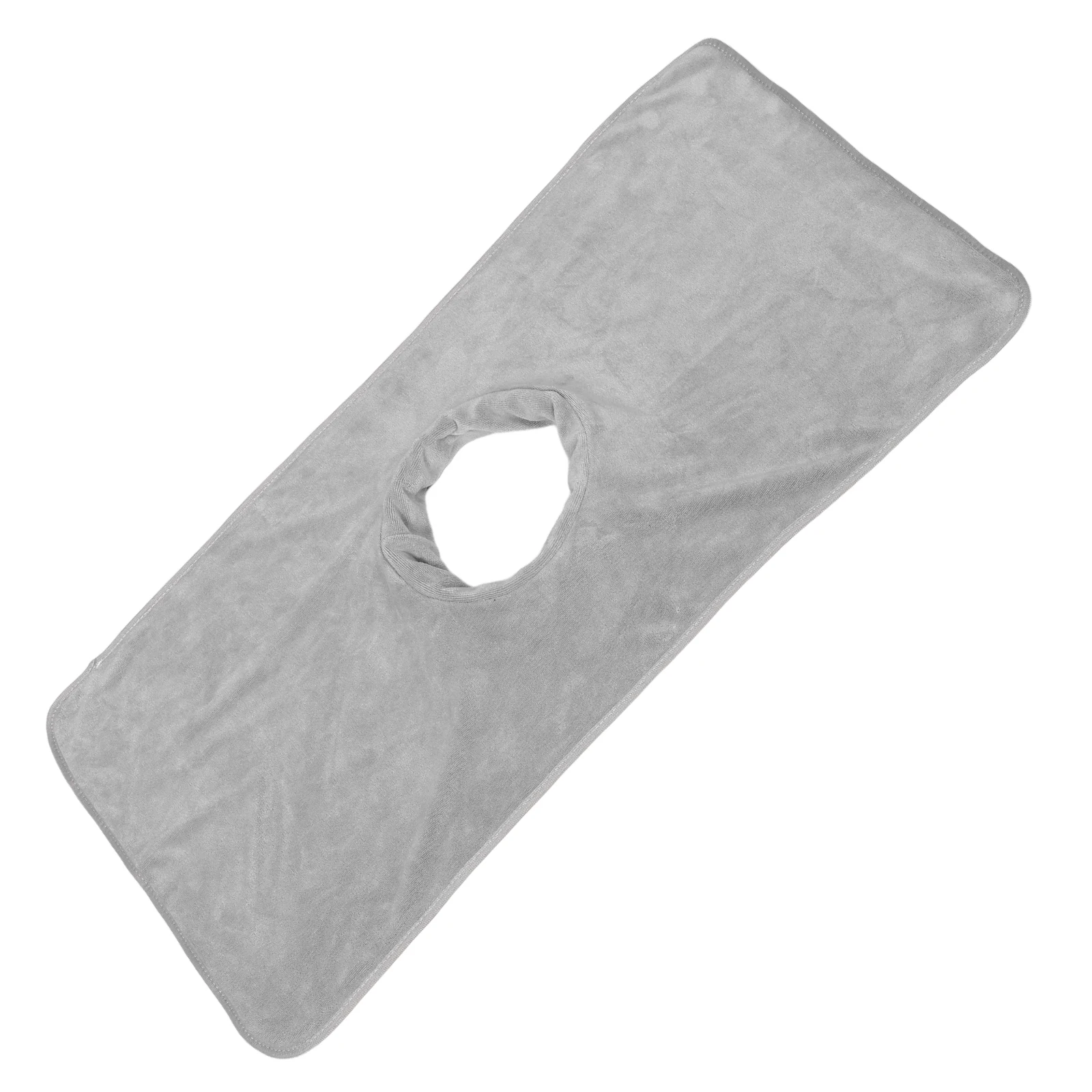 

Thickened Face Cover Massage Bed Sheet With Face Hole Reusable Massage Neck Pillow Cover Bed Sheet Salon Spa Grade
