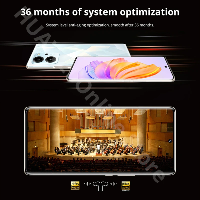 Oryginalny telefon Honor 80 SE 6,67 cala 120 Hz OLED Kamera 64 MP Bateria 4600 mAh Snapdragon 8 Octa Core 66 W Super Ładowanie telefonu