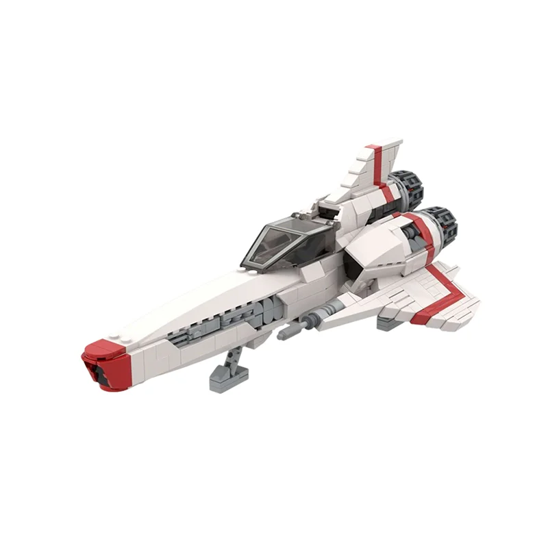 722pcs MOC Battlestar Galactica Viper Mkii Space Galaxy SciFi Model Building Blocks DIY Art Set Mega Mini Large Iconic Toy Gift