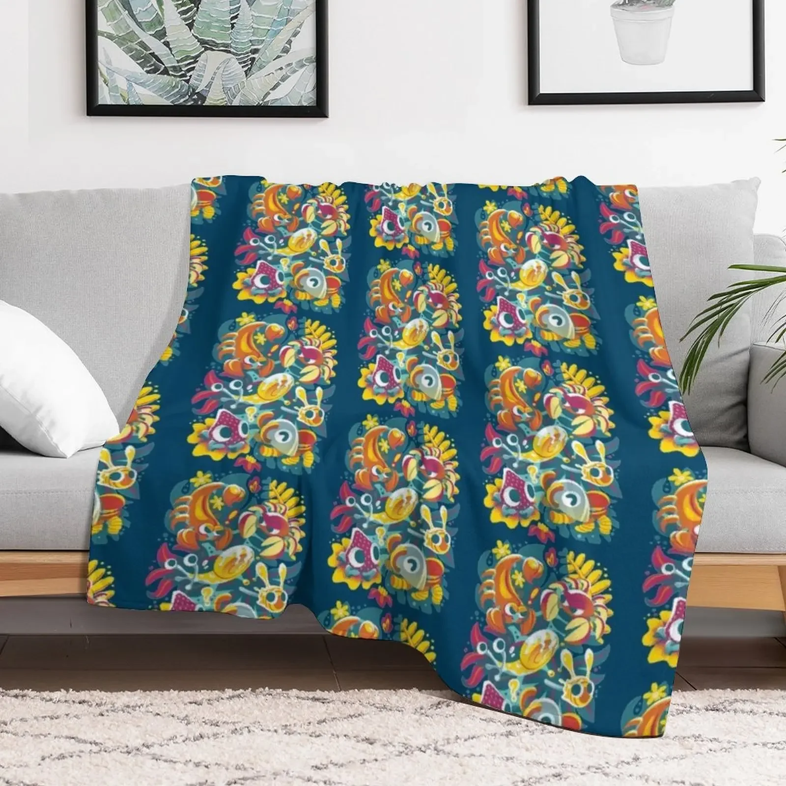 New Bugsnax Throw Blanket Air Conditioner Soft Blanket for Office Home