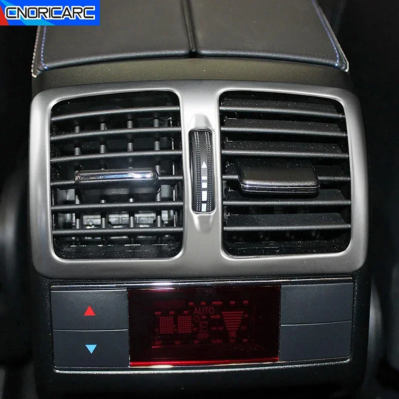 Car Rear Air Condition Vent Outle Frame Decoration For Mercedes Benz E C Class Coupe W207 C207 2009-2013 W204 Interior Accessory