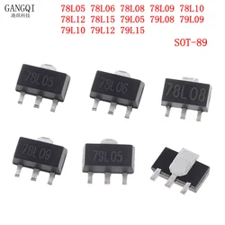 20PCS 78L05 78L06 78L08 78L09 78L10  78L12 78L15 79L05 79L08 79L09  79L10 79L12 79L15 SOT89 SOT SMD SOT-89 Triode New In Itock