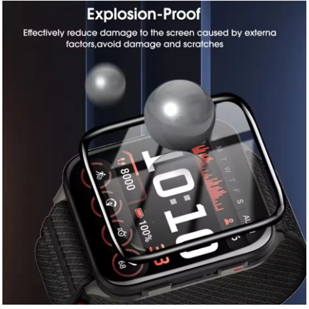 Soft TPU Film and PMMA Screen Protector For Garmin Venu X1 Tempered Glass Anti-scratch Protective