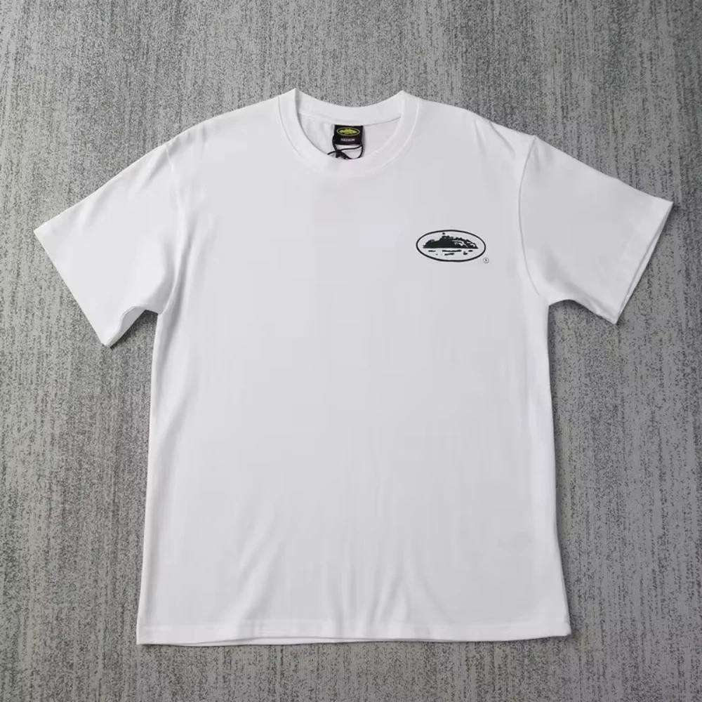 Nouveau T-shirt d'été 2026 à manches courtes imprimé bateau, col rond ample, respirant, demi-manches, décontracté, marque de mode