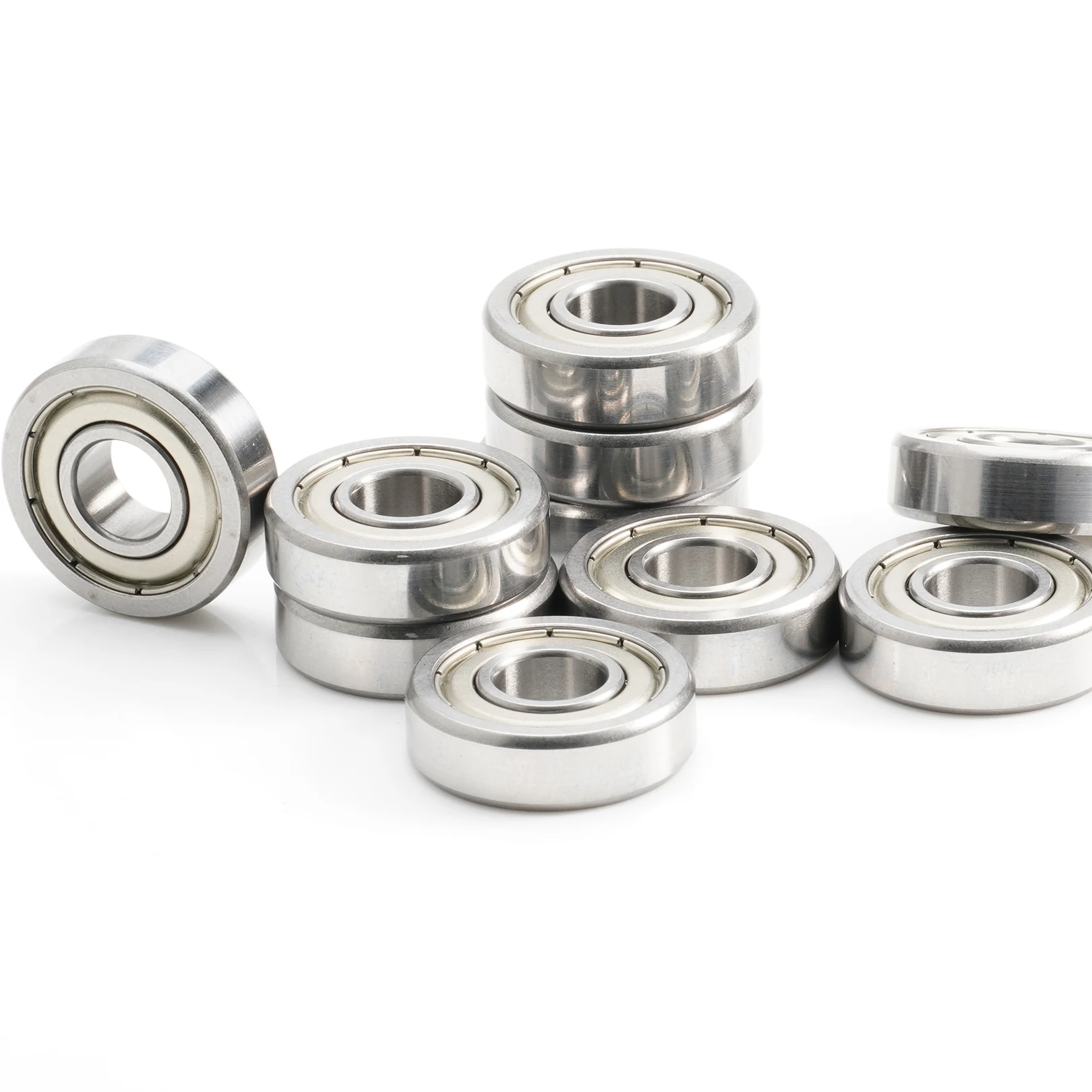 FUSHI 609 ZZ Bearing 9x24x7 mm 10Pcs 609ZZ RS 2RS Flange Handpiece Bearings For Strong Industrial Motors High Speed