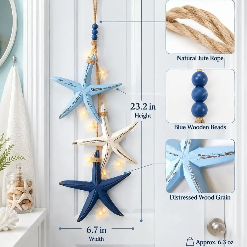 decoracao-de-parede-com-estrela-do-mar-em-madeira-natural-pintada-a-mao-com-corda-de-juta-arte-costeira-azul-e-branca-leve-arte-de-parede-oceanica