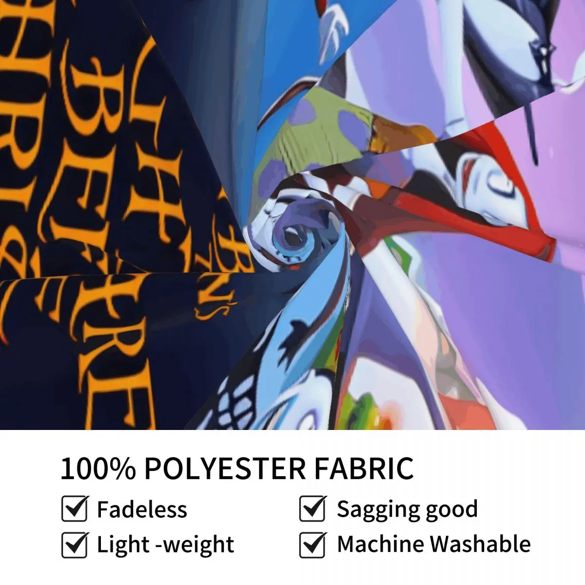 الكابوس قبل عيد الميلاد نسيج Kawaii خلفية القماش جدار الفن لتعليق التصميم الرجعية غرفة المعيشة ديكور غرفة نوم بطانية