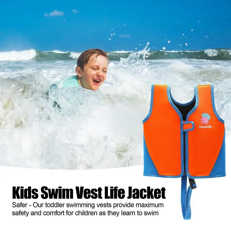 Gilet da bagno per bambini giubbotto da bagno Unisex per bambini gilet da bagno per bambini aiuto per il nuoto costumi da bagno galleggianti per bambini di 1-9 anni