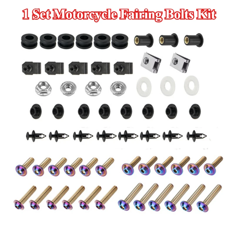 

For Suzuki GSXR1000 GSX-R1000 2007-2008 K7 K8 Motorcycle Fairing Bolt Kit Stainless Steel Motorbike Screws Fasteners Accessories