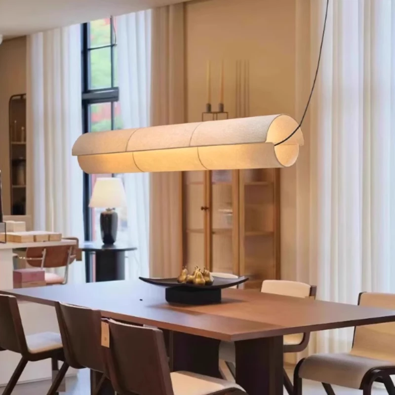 

Современные минималистичные креативные светодиодные подвесные светильники, японская люстра ваби-саби, украшение для дома, комнаты для столовой, спальни, светильники