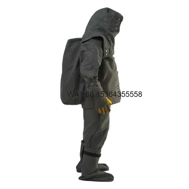 Wmwmnu for Flame Retardant High Temperature Fireproof Waterproof Anti Heat Fire Entry Suit Brief Passage Through Fire Zones