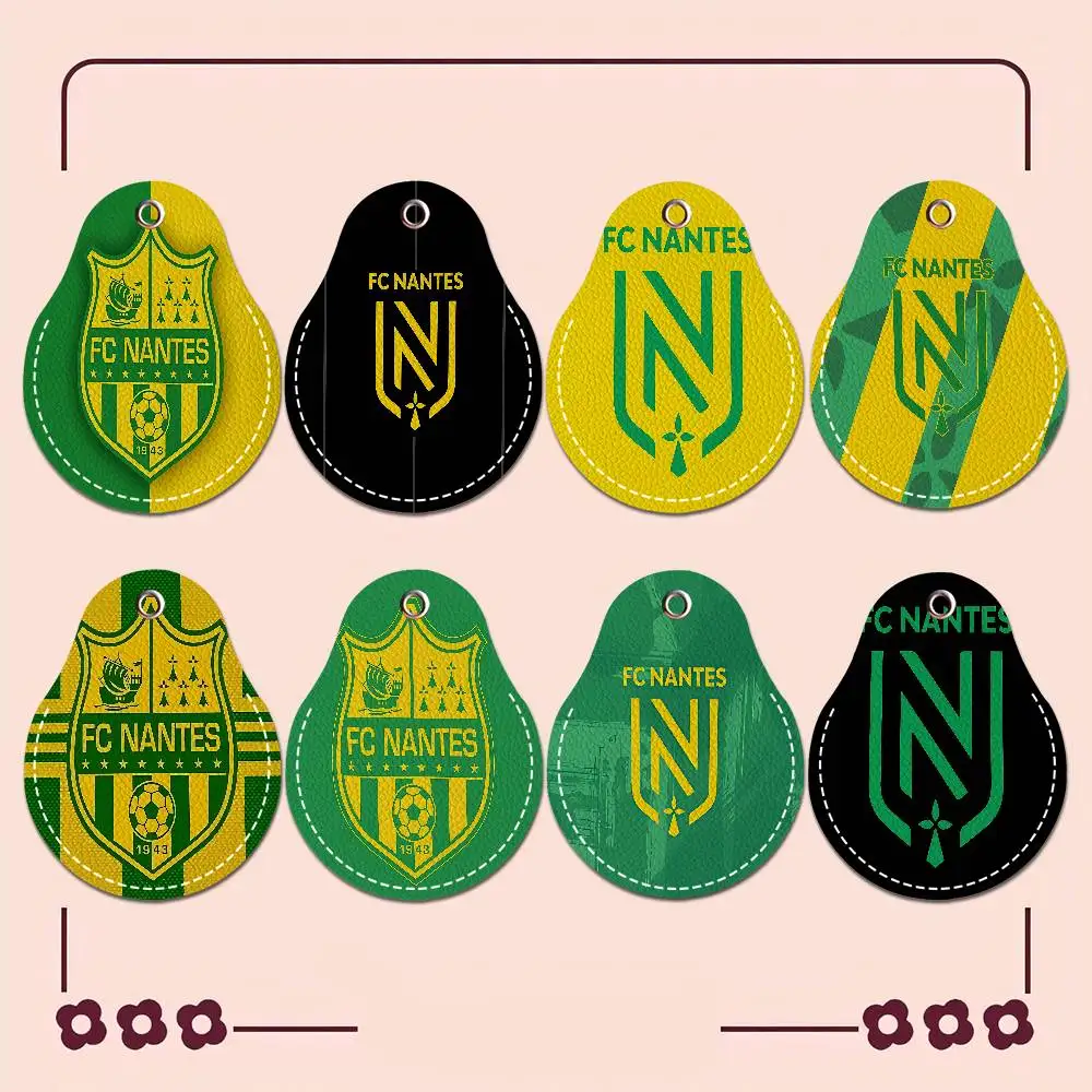 F-FC N-Nante الإبداعية الكرتون نمط بطاقة الوصول الحساسة واقية كم المفاتيح قلادة الزخرفية الموضة