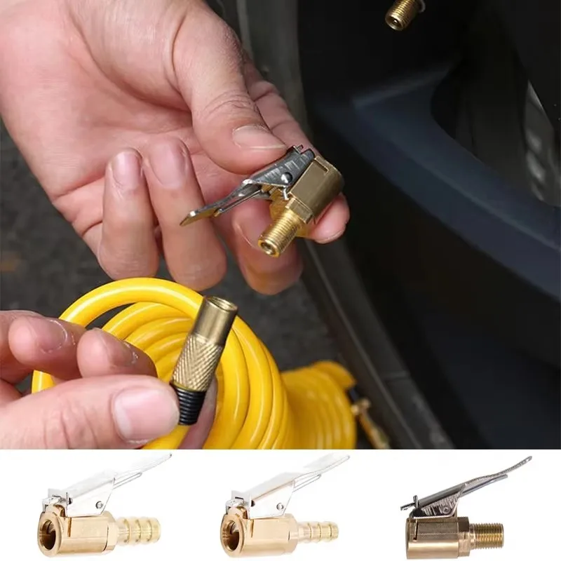 

1-5 шт. Зажим для клапана автомобильного насоса, инструмент для авторемонта, насадка для воздушного насоса, соединитель для накачки шин Stonego для легковых и грузовых автомобилей