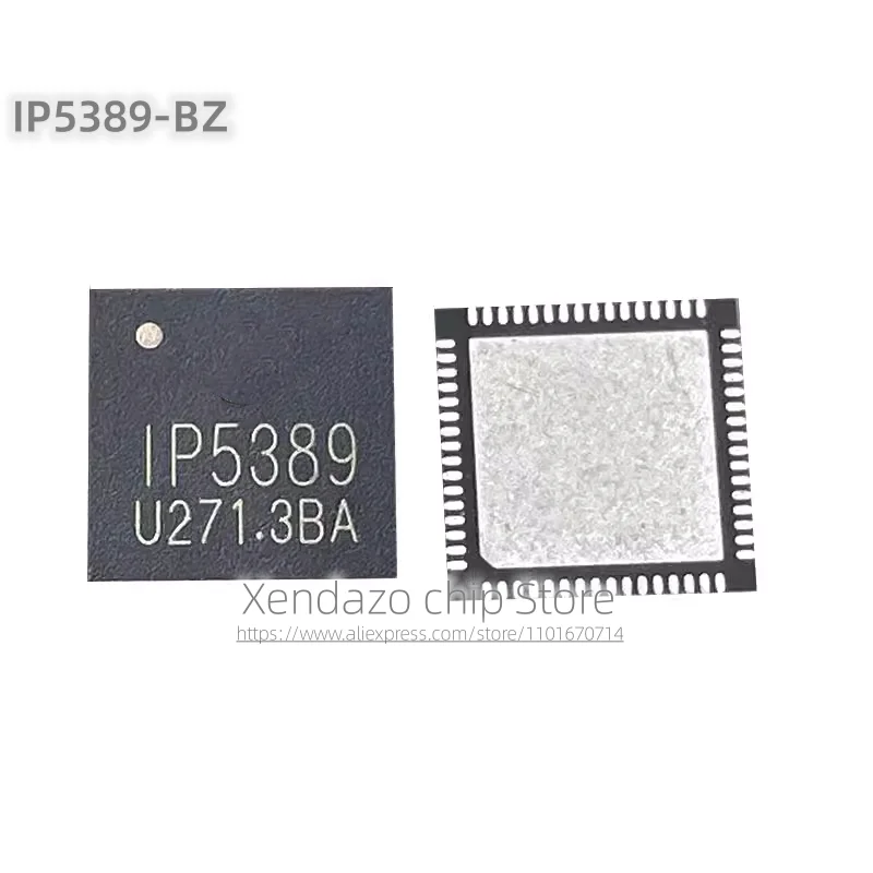 1pcs/lot IP5389-BZ IP5389-B IP5389 QFN-64 package Original genuine  SOC supports bidirectional 100W