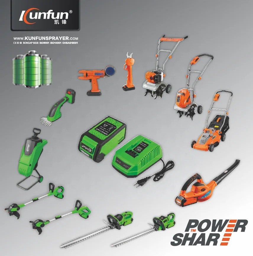 DC40V Portable Battery Power cordless Hedge Trimmer for Glass cutting