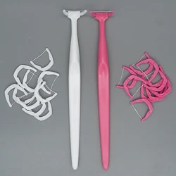 Replaceable Dental Flosser Oral Deep Clean Toothpick Flossing Holder Interdental Cleaning Breath Fresh Tool