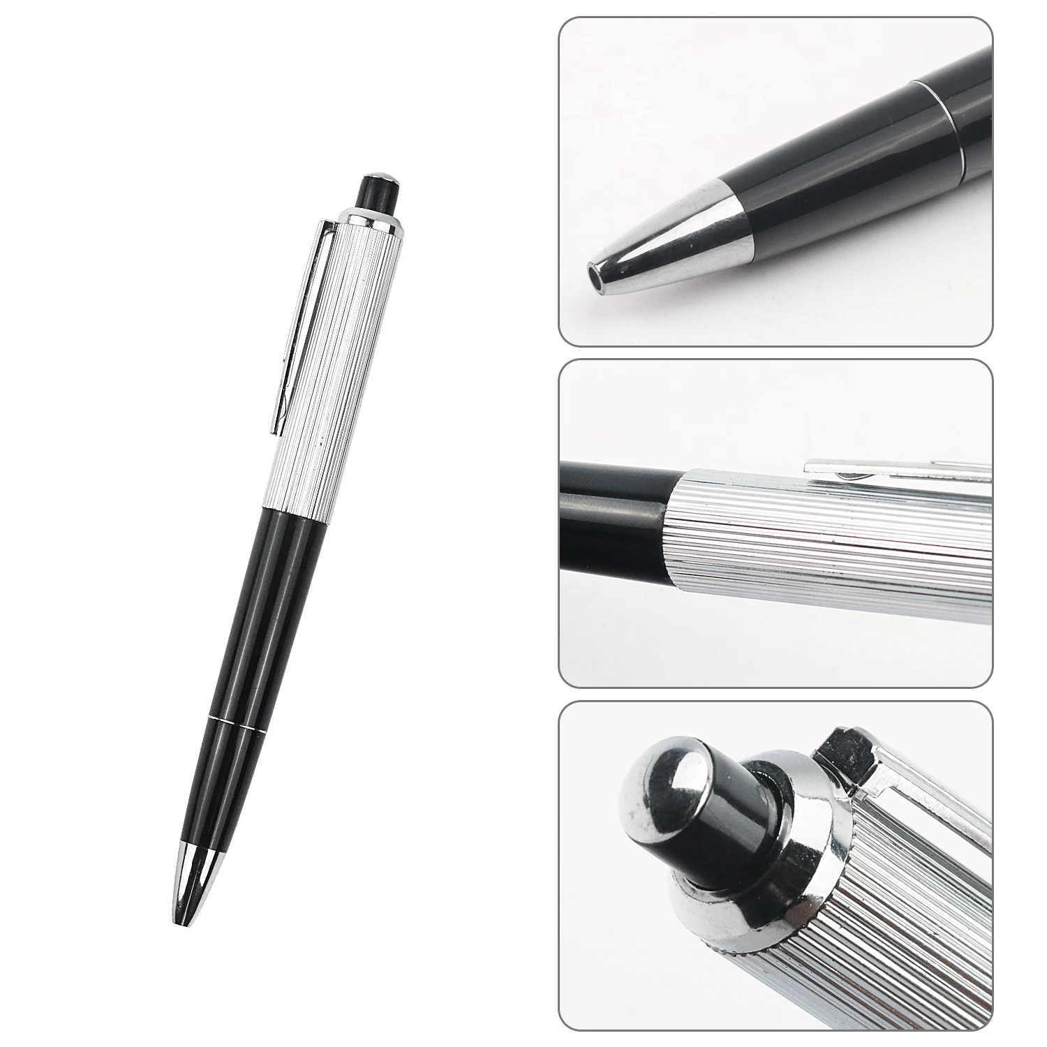 Caneta de toque elétrica de brincadeira criativa com um toque ligeiramente numb, simula choque elétrico ao pressionar com uma caneta esferográfica