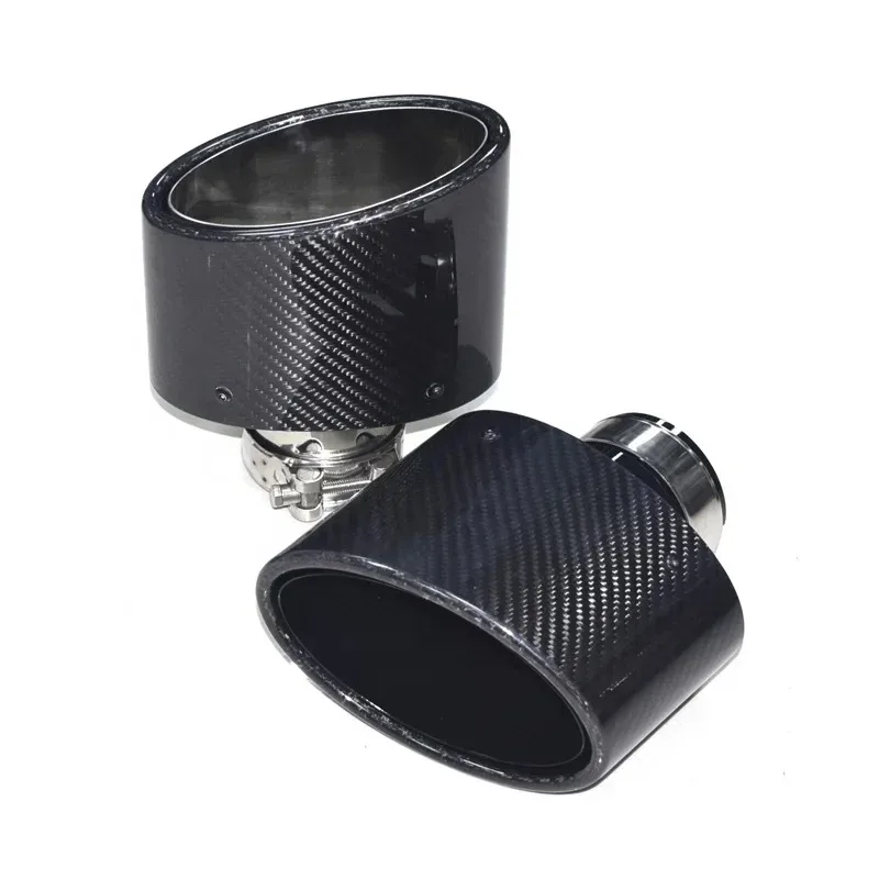 New StyleSYPES Exhaust Pipes For    Car Universal Q3 Q5 Q7 Q8 RS3 RS4 RS5 RS6 RS7 A3 A4 B8 A5 A6 A7 Carbon Steel Exhaust Tips
