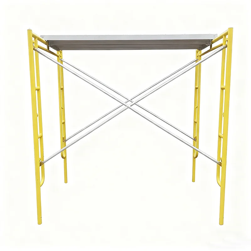 مشروع البناء في الهواء الطلق السقالات خفيفة الوزن المجلفن السقالات مواقع البناء H-نوع الإطار السقالات