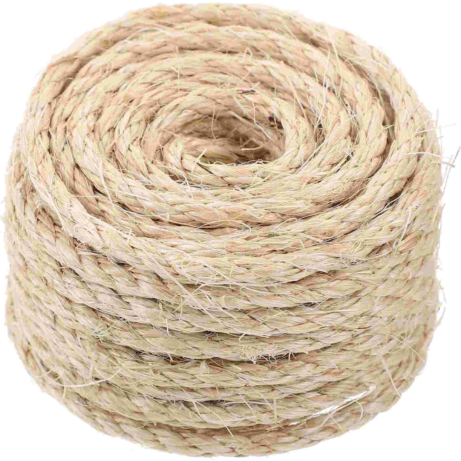 

Replacement Cat Scratching Board Twine DIY Rope Household Tree Wear-resistant Cuttable Scratcher Sisal