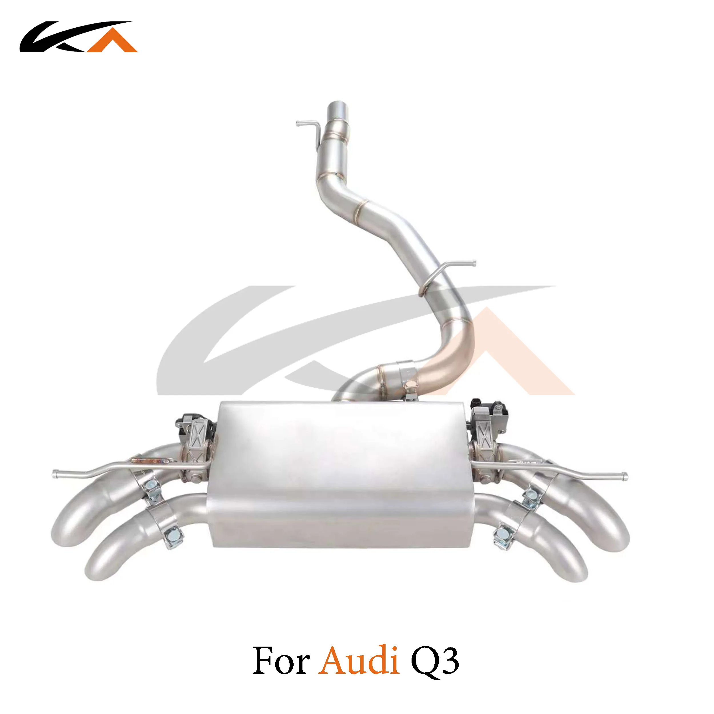 

KA Tuning exhaust system steel catback for 2022 Audi Q3 2.0T performance auto parts muffler valve car accessories