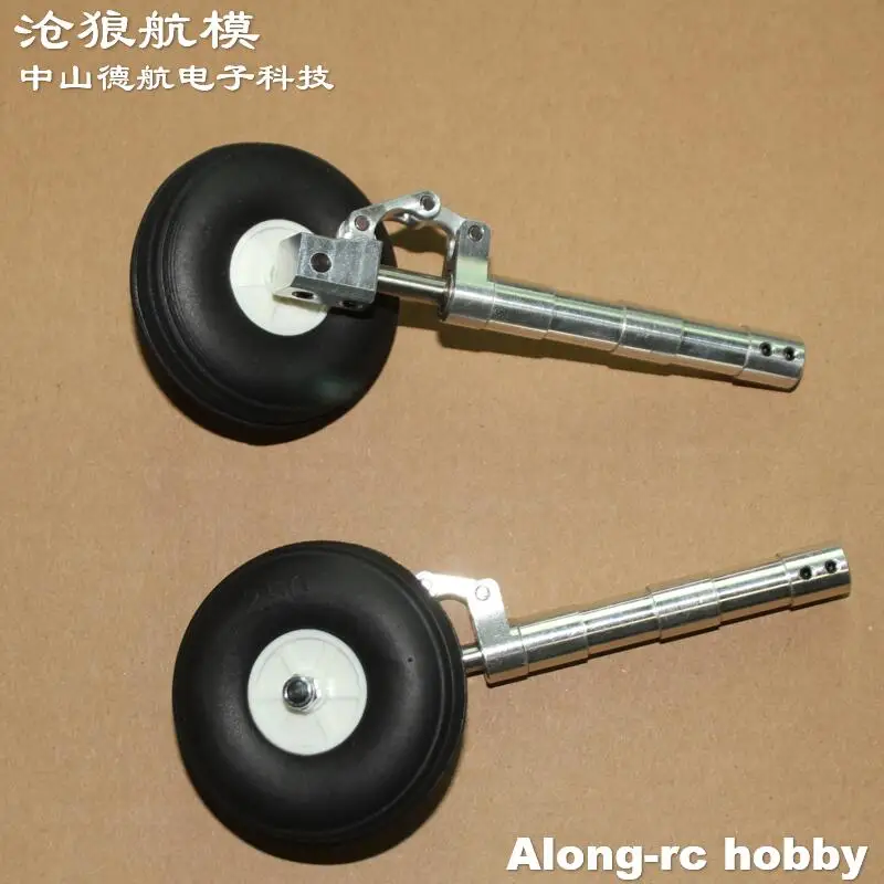 Train d'atterrissage à genoux à amortissement principal à 15 degrés, avec roue de 2.25 pouces ou rétractable, adapté aux modèles de bricolage de 3 à 6kg, pièce d'avion EDF RC