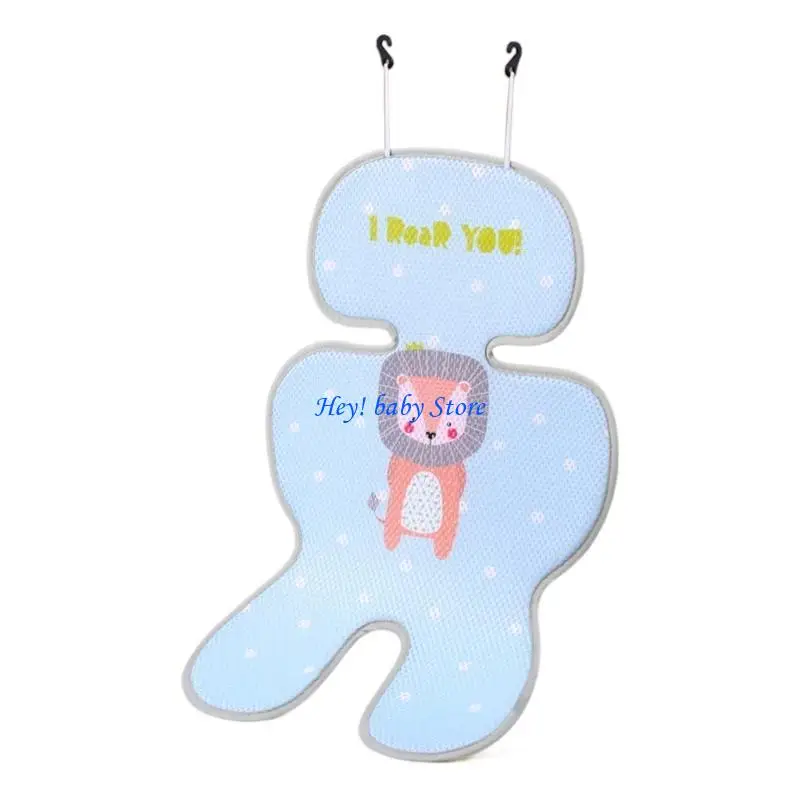 Q1FE Stroller Liners Baby Buggys Pushchair Body Support Pad Baby Car Cushion Breathable Baby Pad for Newborns