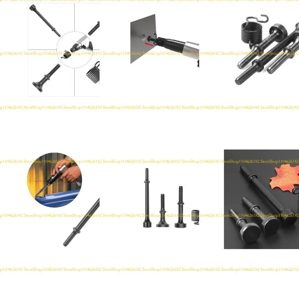 

Q2Q4 4 Pcs Smoothing Pneumatic Air Hammer Bits with Spring Pneumatic Air Hammer Heads