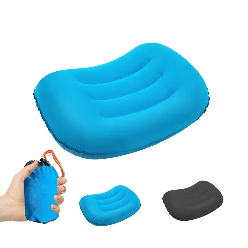 

Ergonomic Inflatable TPU Compressible Camping Pillow Ultra Light Compact Inflatable Travel Pillow Hiking Backpack