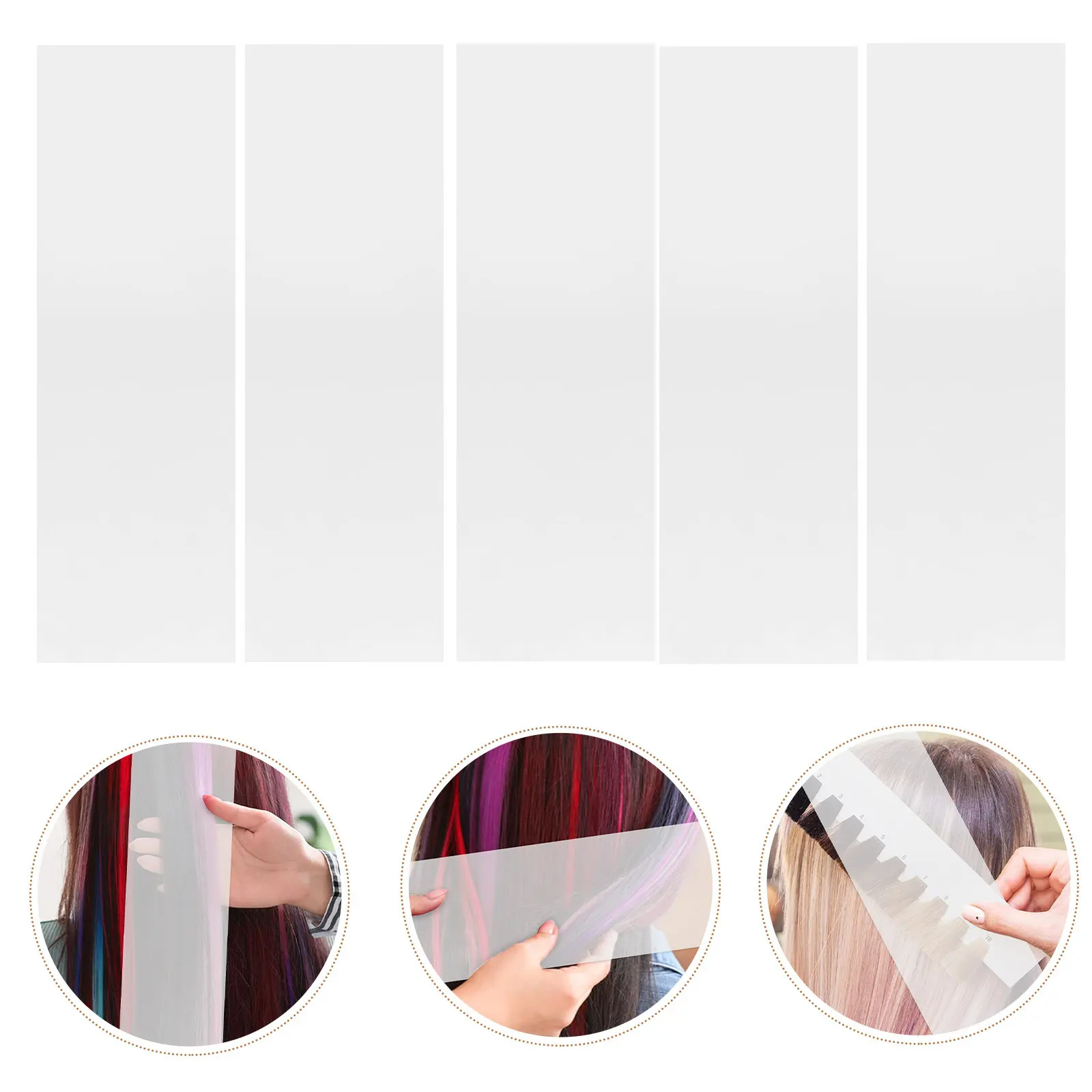 50Pcs Hair Foiling Sheets Professional Salon Highlighting Tool Hair Dye Color Sheet Hairdressing Supplies Stylist Essentials
