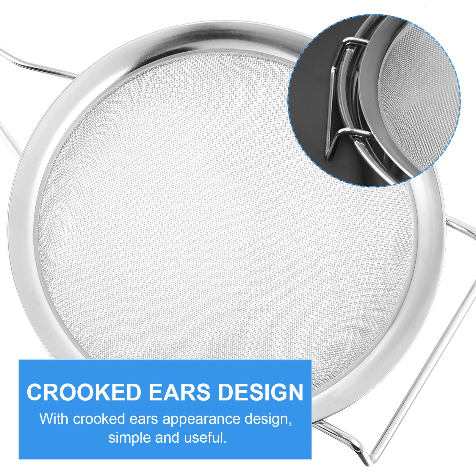 

1pc Oil Sieve Spoon Stainless Steel Strainer Scoop For Home Restaurant Hotel Use Kitchen Oil Filter Tool Sieve Scoop For Home