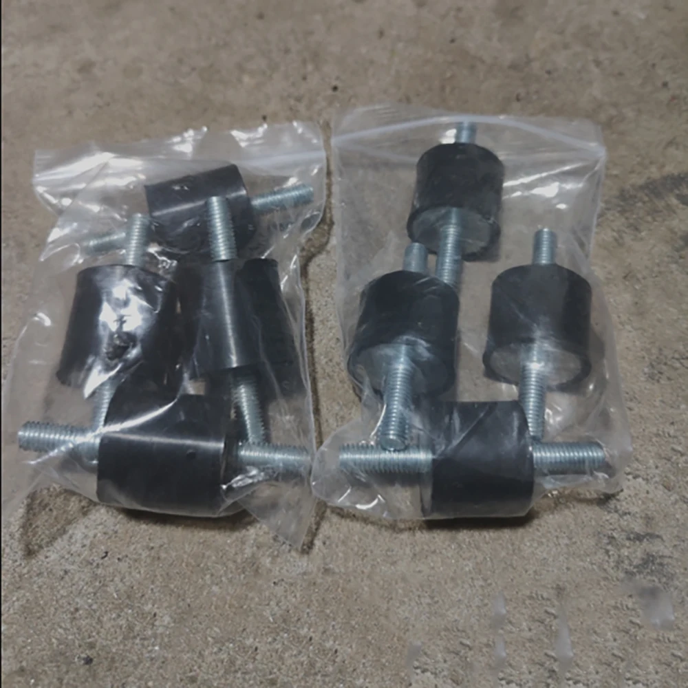 1Pcs VV-Type Double Head Rubber Shock Absorber M10 M12 M16 M20 Dia 40/50/60/70/75/80/100/125/150mm